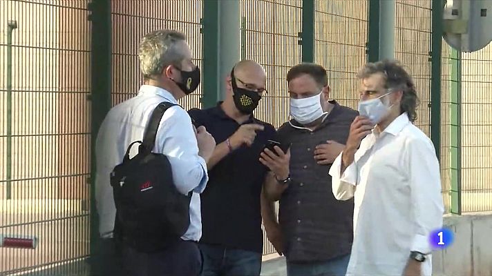 Telediario 2 - Así quedan los indultos del procès