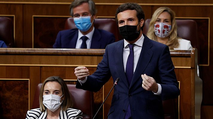 Informativo 24h - Casado pide a Sánchez que dimita por "traicionar a España" con los indultos: "Ha cruzado el Rubicón"