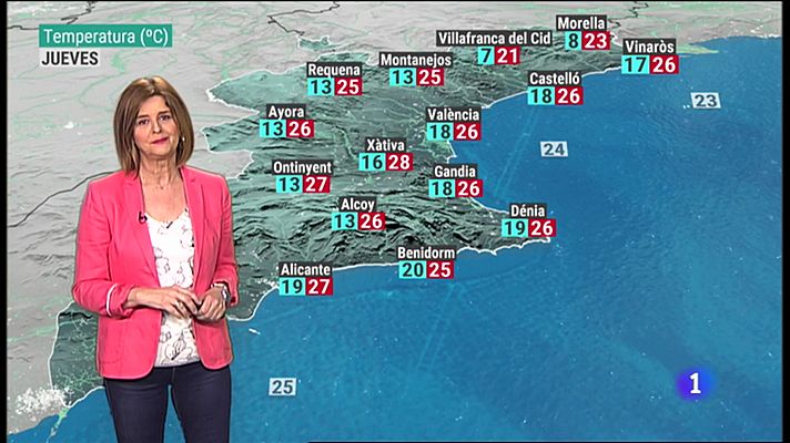 El tiempo en la Comunitat Valenciana - 23/06/21