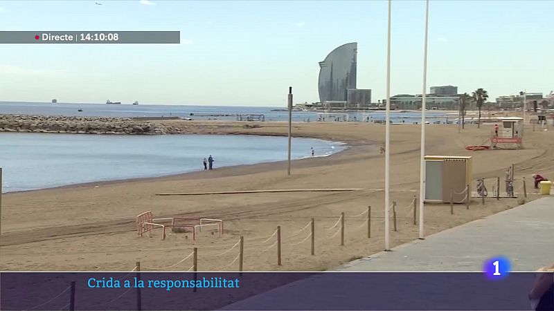 Barcelona limita l'accés a les platges per la Revetlla de Sant Joan