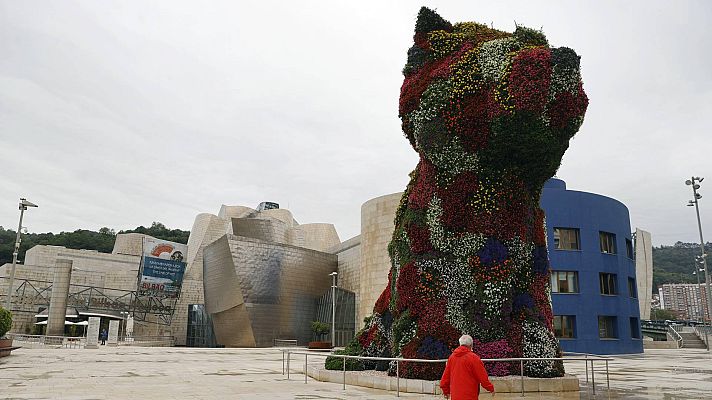 Telediario 2 - El Museo Guggenheim Bilbao lanza una iniciativa de crowdfunding para restaurar a Puppy
