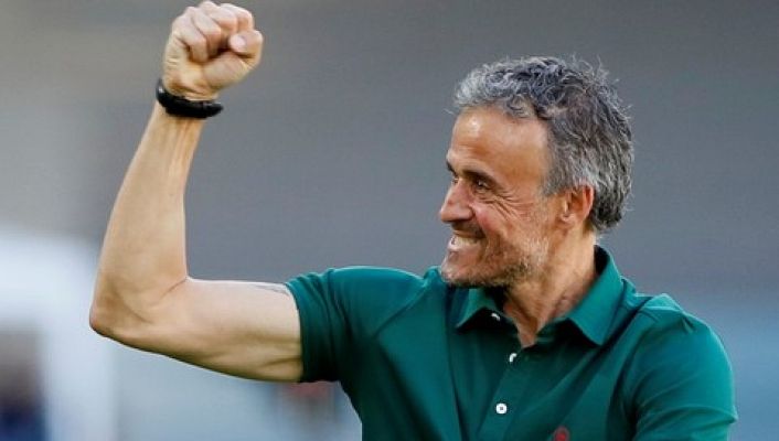 Telediario 2 - Luis Enrique: "Se ha descorchado la botella de cava"