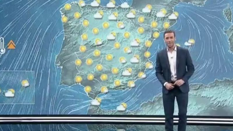 La Aemet prevé cielos poco nuboso o soleado en la mayor parte del país