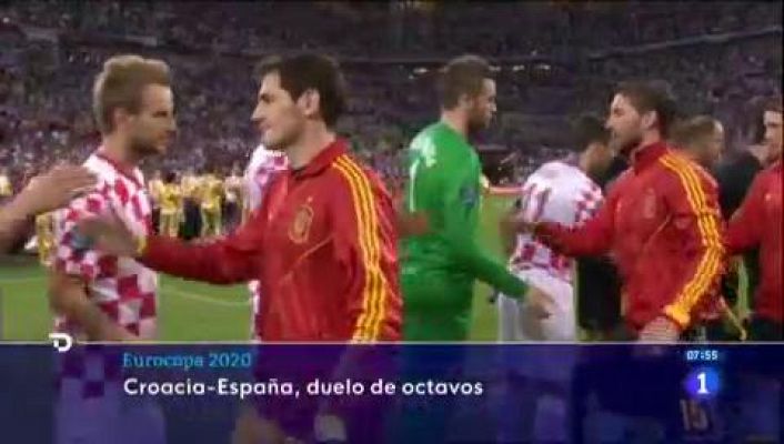 Telediario Matinal - Así han sido los enfrentamientos ante Croacia, rival de España en octavos