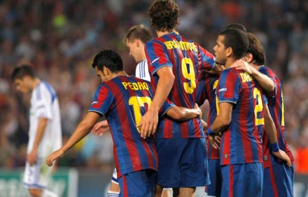 Champions League - El Barça destierra al Dinamo (2-0)