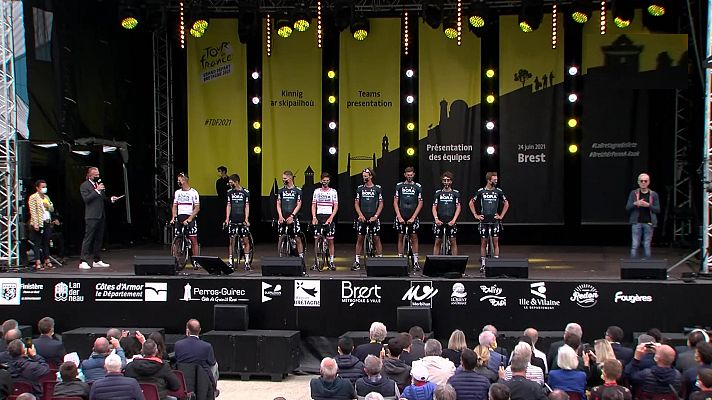 Tour de Francia. Presentación equipos desde Brest