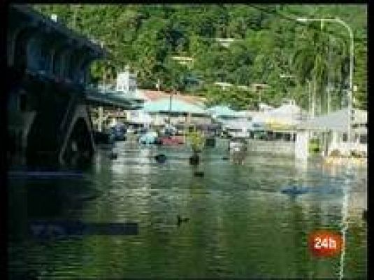 Tsunami en las islas Samoa