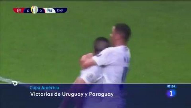 Uruguay y Paraguay ya están en cuartos de la Copa América