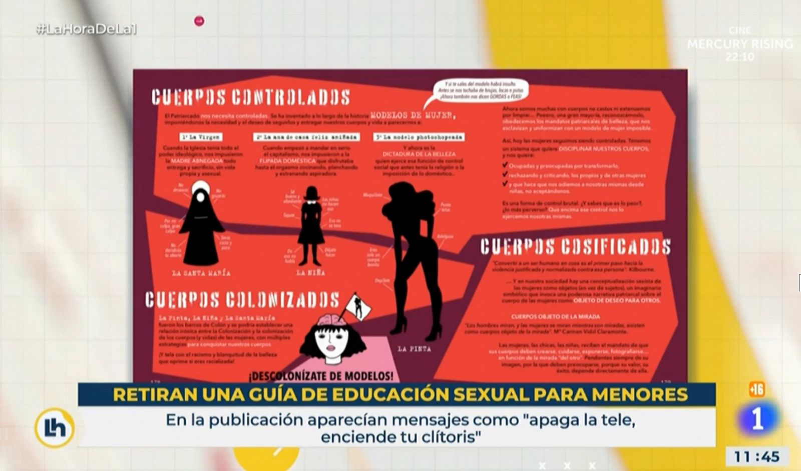 Un ayuntamiento madrileño tendrá que retirar una guía sexual porque vulnera el derecho a la libertad religiosa - La hora de La 1 | Ver