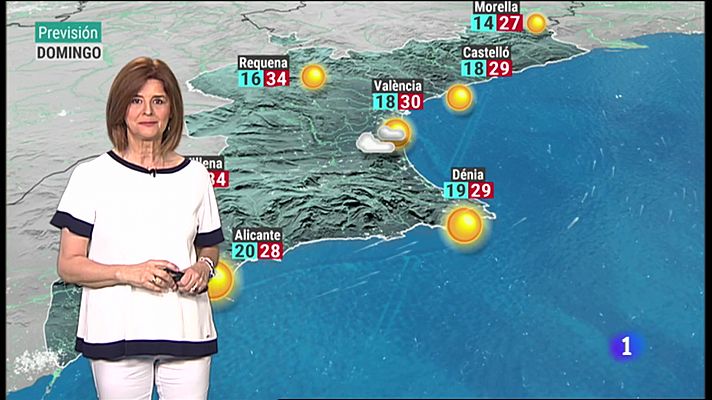 El tiempo en la Comunitat Valenciana - 25/06/21