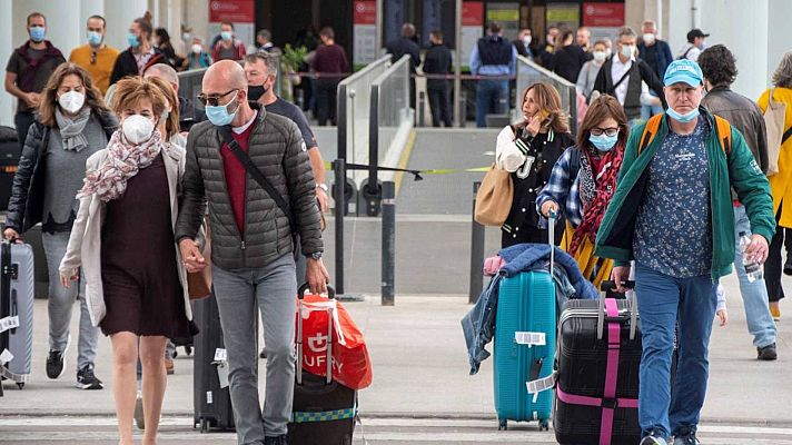 Telediario 1 - Baleares pide que se hagan pruebas PCR a los británicos