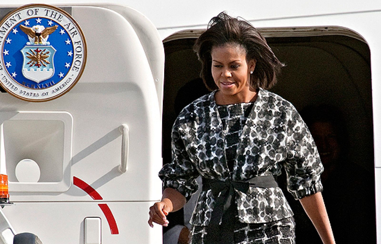 La primera dama estadounidense Michelle Obama ya ha llegado a  Copenhague.