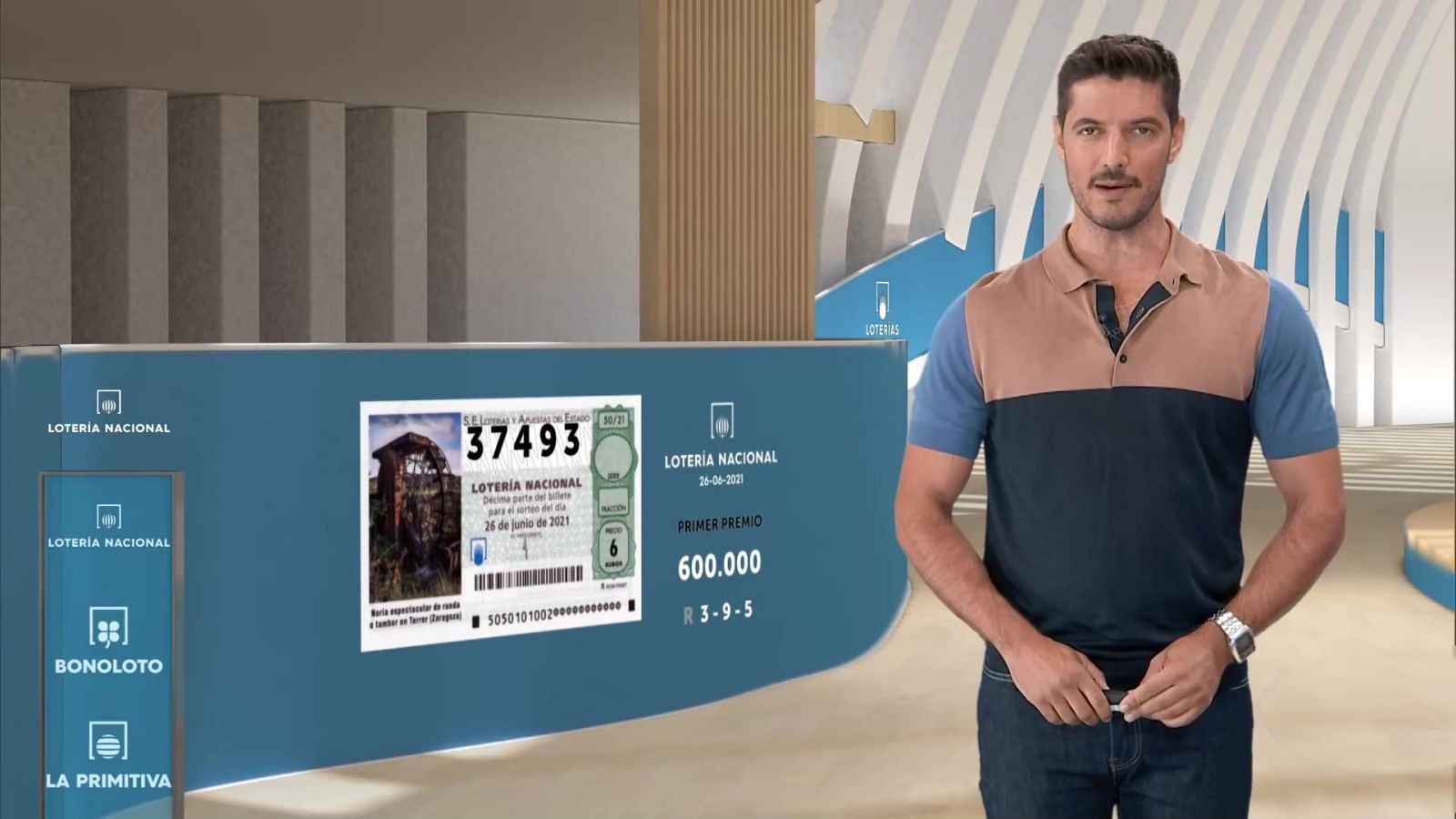 Sorteo de la Lotería Nacional del 26/06/2021 - ver ahora