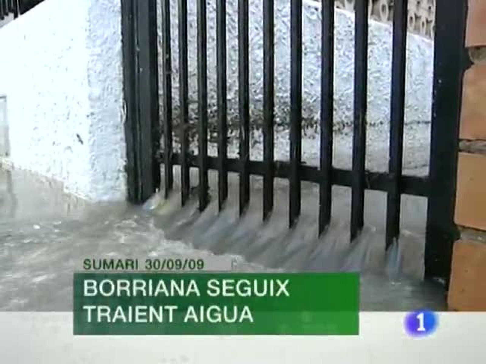  L'Informatiu. Informativo Territorial de la C.Valenciana (30/09/09)