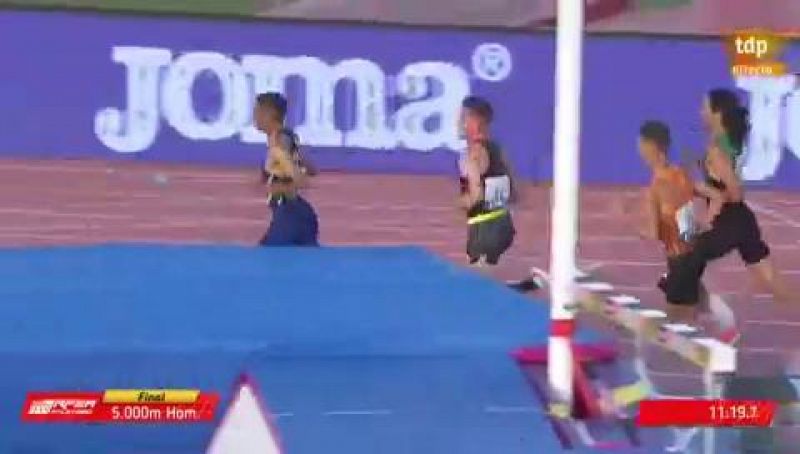 Carlos Mayo sorprende a Katir en los 5.000m 