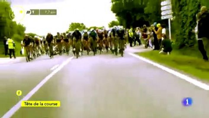 Telediario Fin de Semana - Alaphilippe triunfa en el accidentado comienzo del Tour