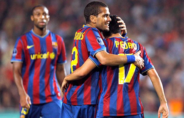 Champions League - Messi y Pedro liquidaron al Dinamo