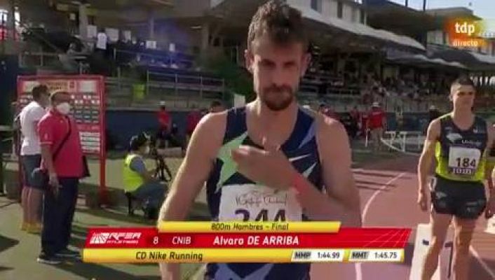 Atletismo - Adrián Ben logra su primer título de campeón de España absoluto de 800m