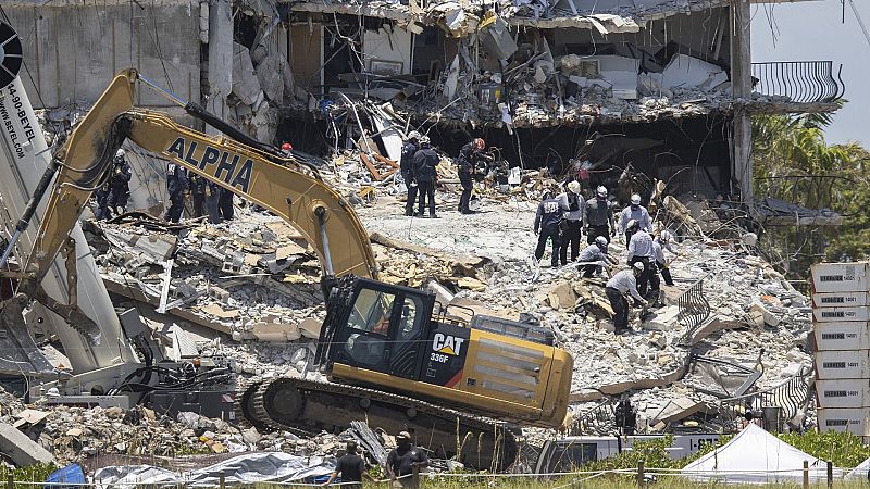 Ya son nueve los fallecidos en el derrumbe del edificio en Miami