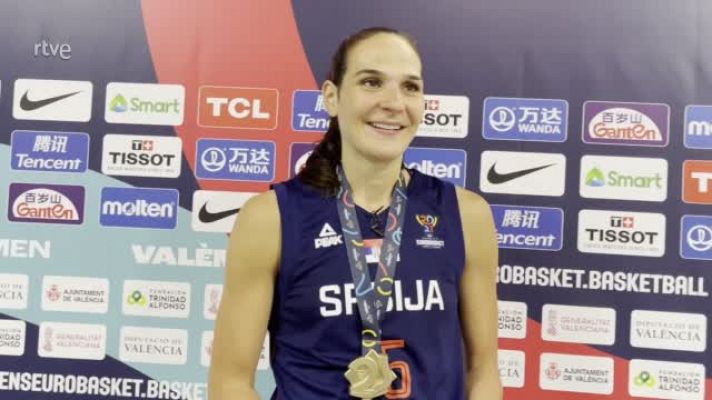 Sonja Vasic, MVP del Eurobasket: ''Jamás habría imaginado acabar mi carrera así''