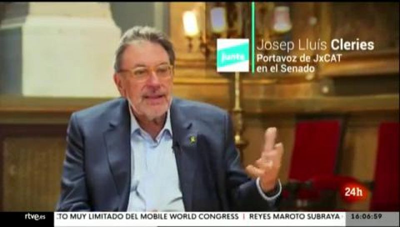 Parlamento - La entrevista - Josep Lluis Cleries, portavoz de JxCAT en el Senado - 26/06/2021