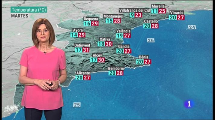 L'informatiu - Comunitat Valenciana - El tiempo en la Comunitat Valenciana - 28/06/21