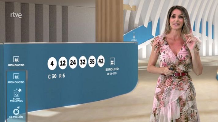 Loterías - Sorteo de la Bonoloto del 28/06/2021