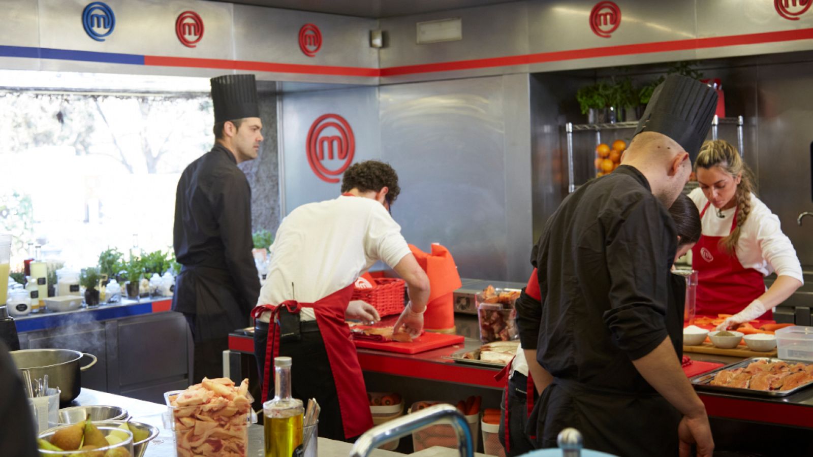 Como en una cocina profesional