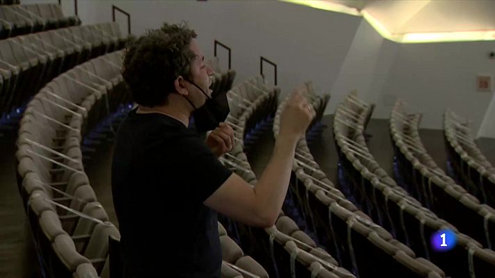 Telediario 1 - Gustavo Dudamel inaugura el Festival de Música de Canarias