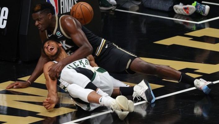 Telediario Matinal - Antetokounmpo se lesiona y los Hawks le empatan la serie a Milwaukee