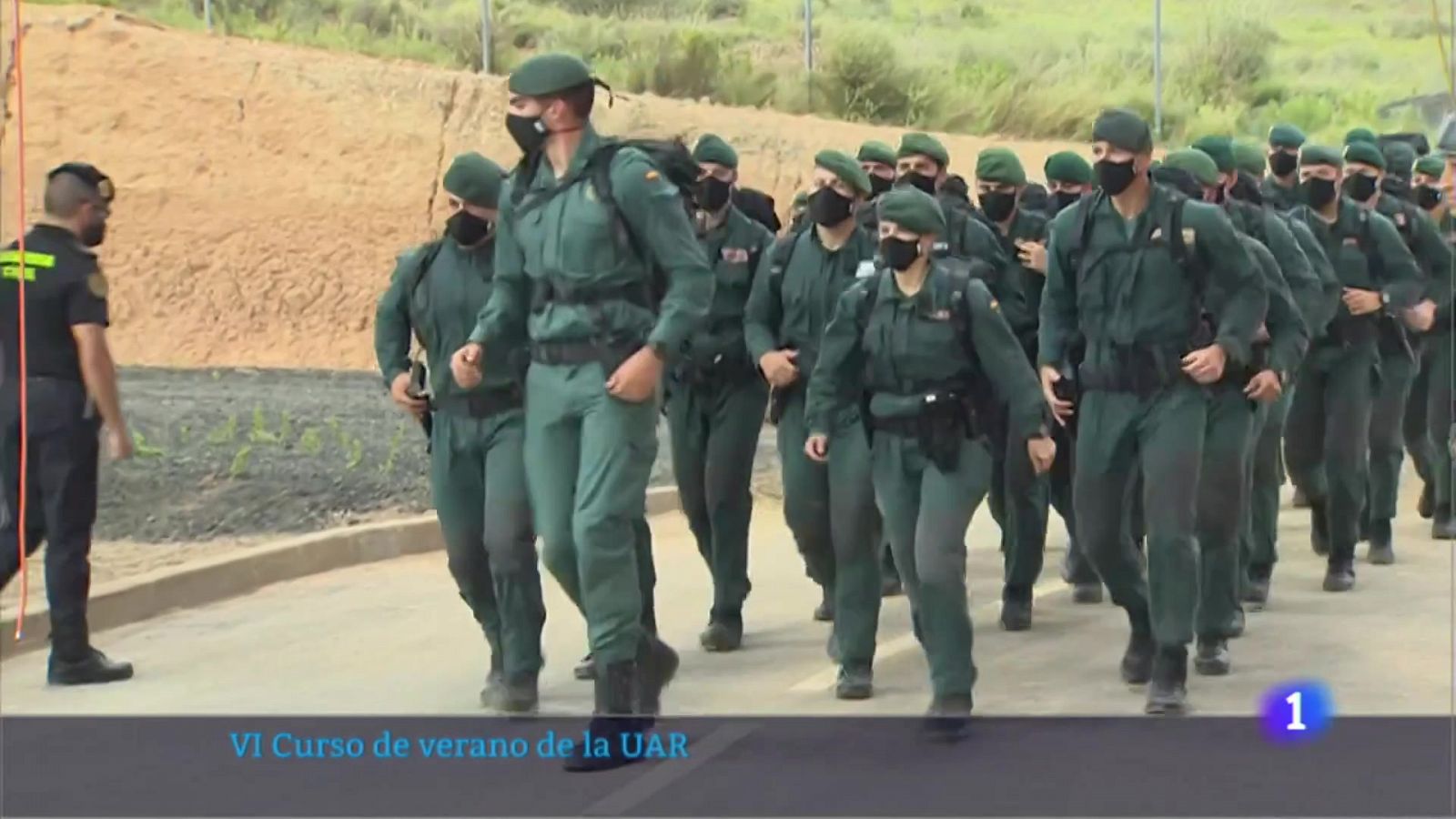 Simulacro para mostrar su día a día a los ciudadanos