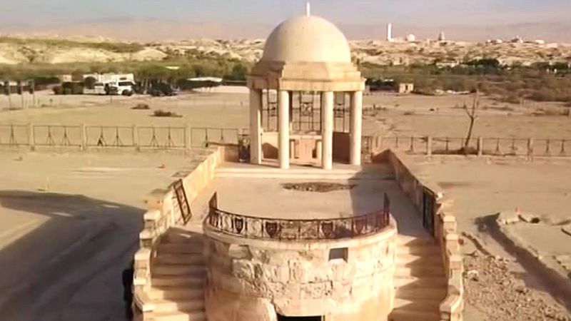 La limpieza de minas permitirá la visita a los templos junto al lugar donde Jesús fue bautizado