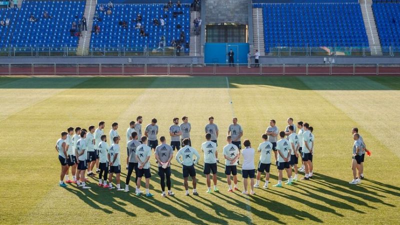 La selección española se aisla en su burbuja tras el aumento de casos de Covid-19 en San Petersburgo