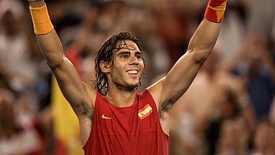 Rafa Nadal gana la medalla de oro en los Juegos Olmpicos de Pekm '08