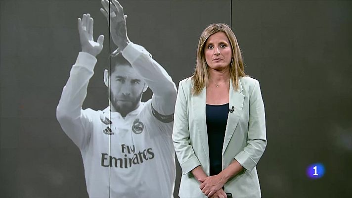 Telediario 2 - Sergio Ramos negocia su fichaje por el PSG