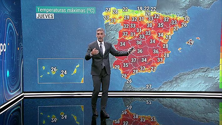 Las temperaturas nocturnas subirán en la mitad norte interior