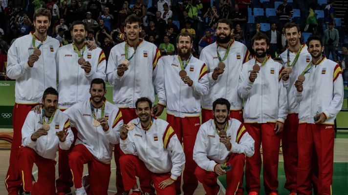Tokyo 2020 - La selección masculina de baloncesto gana la medalla de bronce en los Juegos Olímpicos de Río 2016