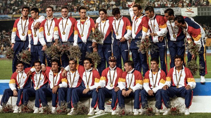 La selección masculina de fútbol gana la medalla de oro en los Juegos Olímpicos de Barcelona '92