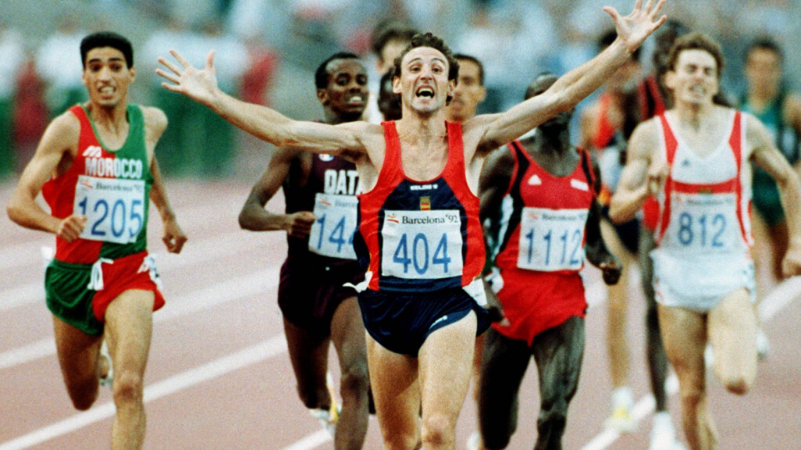 Fermín Cacho oro en Barcelona 92' en 1500 m