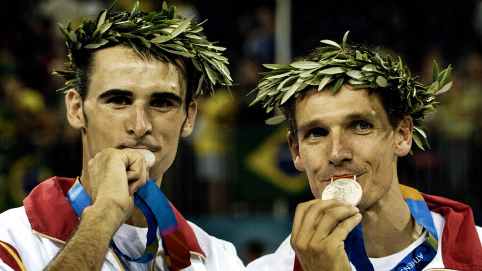 Javier Bosma y Pablo Herrera ganan la medalla de plata en los Juegos Olímpicos de Atenas 2004