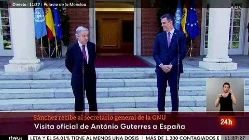 Antonio Guterres (ONU) apoya la vía del diálogo para resolver conflictos como el catalán - ver ahora