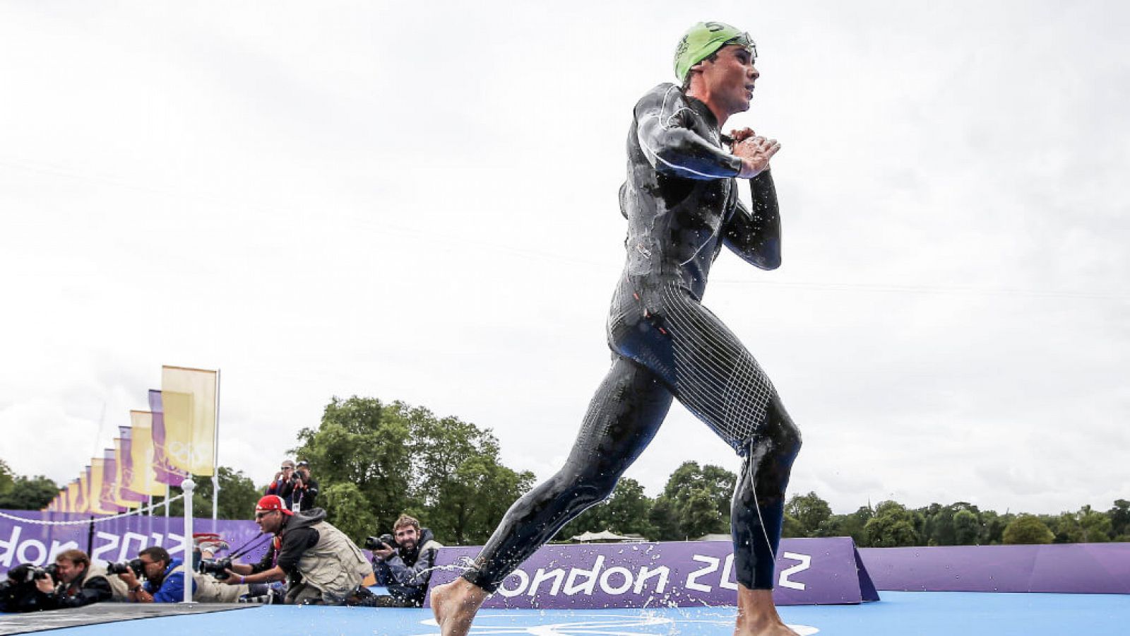 Gómez Noya, plata en triatlón en Londres '12