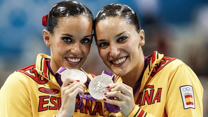 Ona Carbonell y Andrea Fuentes ganan la plata en los Juegos Olímpicos de Londres '12 en natación sincronizada
