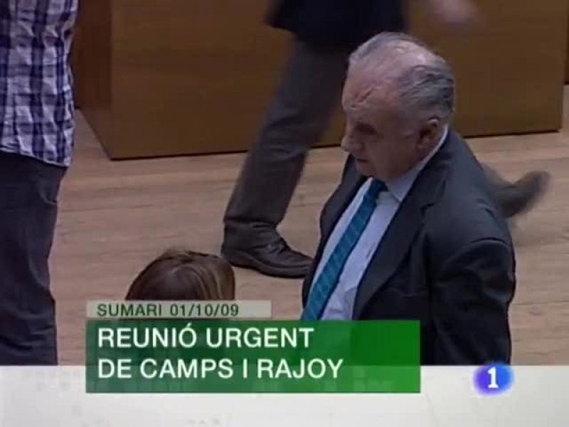  L'Informatiu. Informativo Territorial de la C.Valenciana (01/10/09)