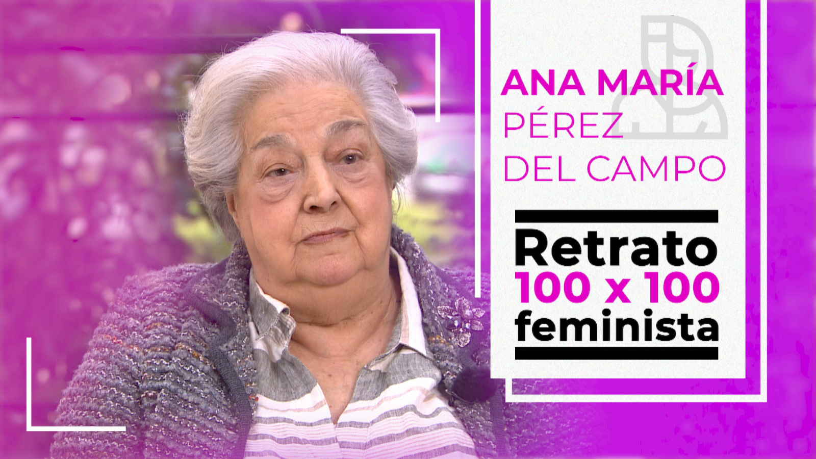 Objetivo Igualdad-Retrato 100x100 feminista: Ana María Pérez del Campo