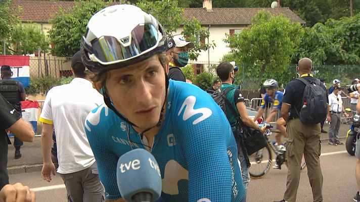 Tour de Francia - García Cortina explica por qué ha tirado Movistar: "Nos preocupaba el movimiento de Carapaz"