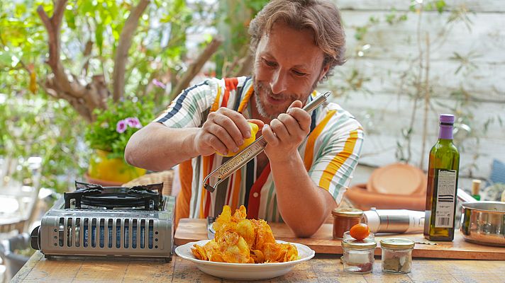 Receta de chips de patatas a la riojana