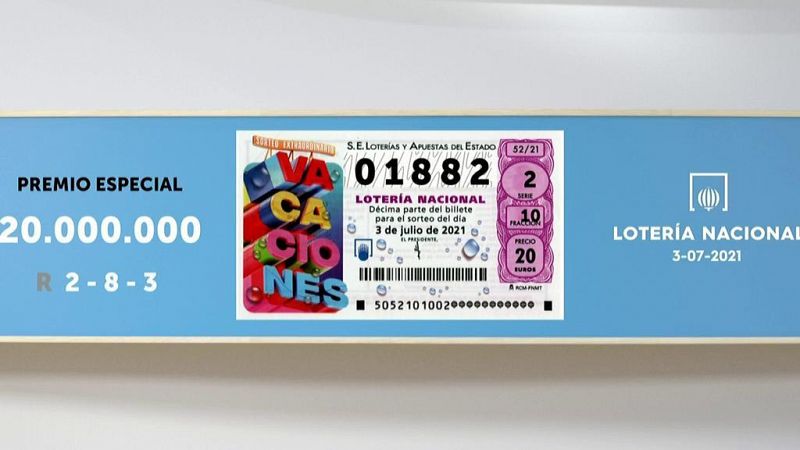 Sorteo de la Lotería Nacional del 03/07/2021 - Ver ahora
