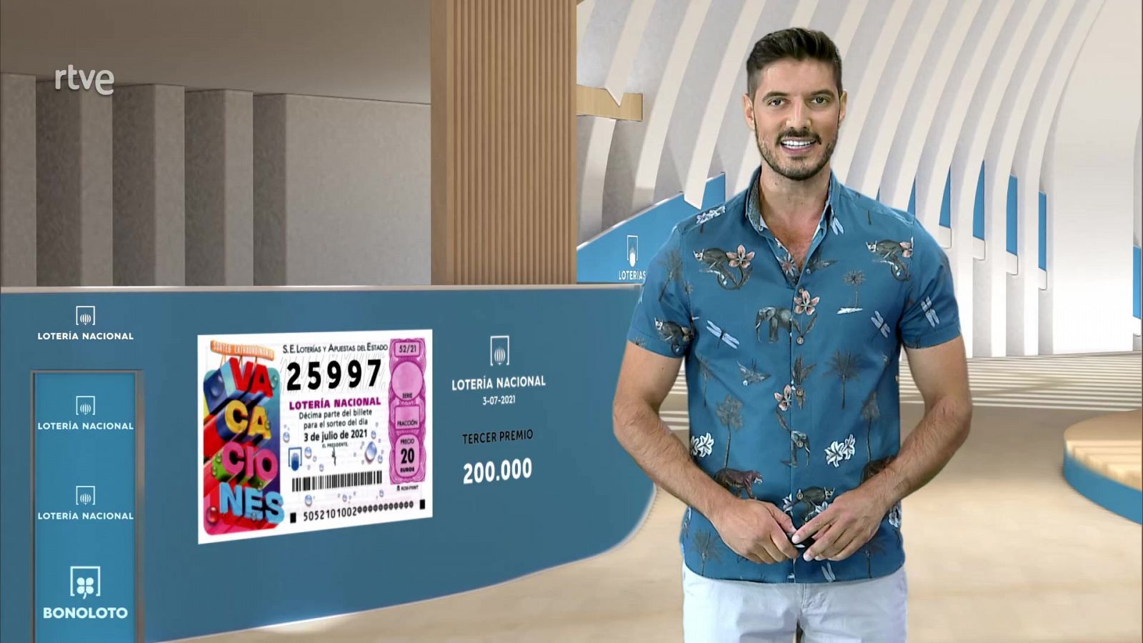 Sorteo de la Lotería Nacional del 03/07/2021 - ver ahora