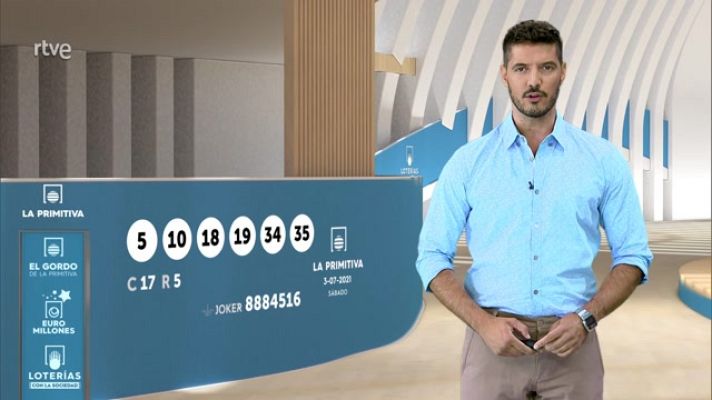 Loterías - Sorteo de la Bonoloto y Primitiva del 03/07/2021